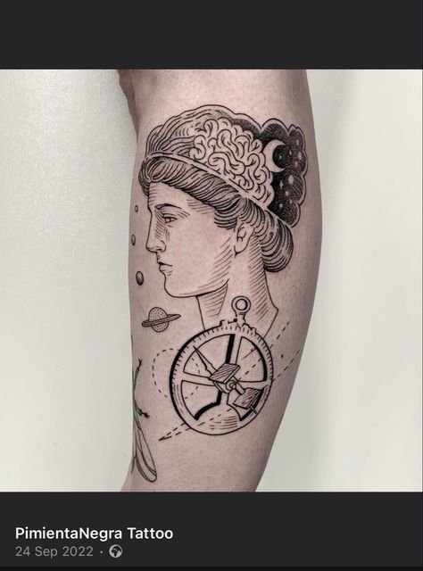 Hypatia Tattoo, Red Ink Tattoos, Historical Women, Red Ink, Tattoos And Piercings, Ink Tattoo, I Tattoo, Tatting, Tattoo Ideas