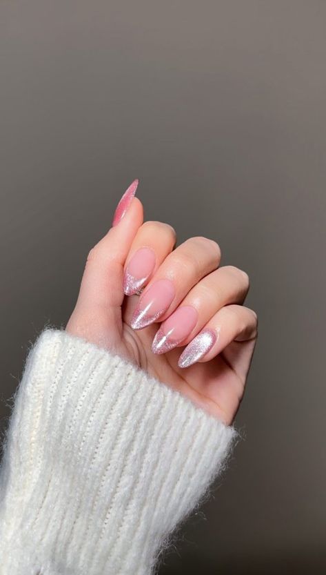 Pink Velvet French Nails, Soft Pink Cat Eye Nails, Velvet Nails French Tip, Pink Cat Eye Nails French Tip, Velvet Nails Pink, Velvet French Nails, Pink Cat Eye French Tip Nails, Pink Cat Eye Nails Design, Dagiba Jewelry