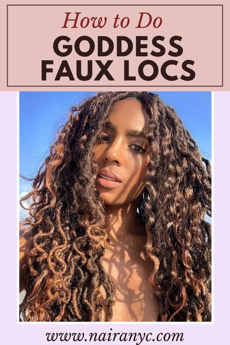 how to do goddess locs Goddess Locs Styles, Crochet Goddess Locs, Locs Short, Locs Long, Goddess Locks, Crochet Goddess, Faux Locs Styles, Goddess Faux Locs, Locs Styles