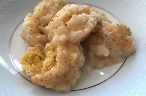 Old-fashioned Dumplings Recipe (Souskluitjies) Old Fashioned Dumplings, Old Fashion Dumplings, Old Fashioned Chicken Dumplings, South African Dumplings, Old Fashioned Dumplings Recipe, Homemade Knoephla Dumplings, Dumplin Recipe, South African Desserts, African Recipes Nigerian Food