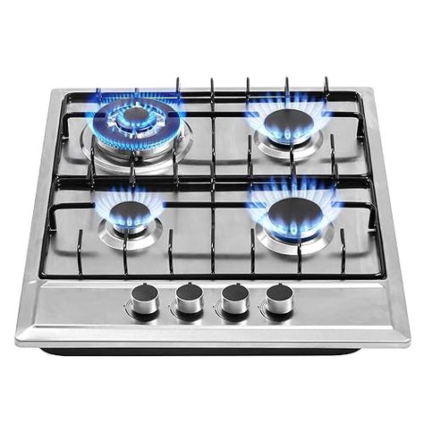 7+ Gleaming Farmhouse Kitchen White Backsplash Ideas Cook Top Stove, Stainless Steel Stove, Gas Stove Top, Iron Grate, Gas Cooker, White Backsplash, Gas Cooktop, Cooking Appliances, Gas Stove