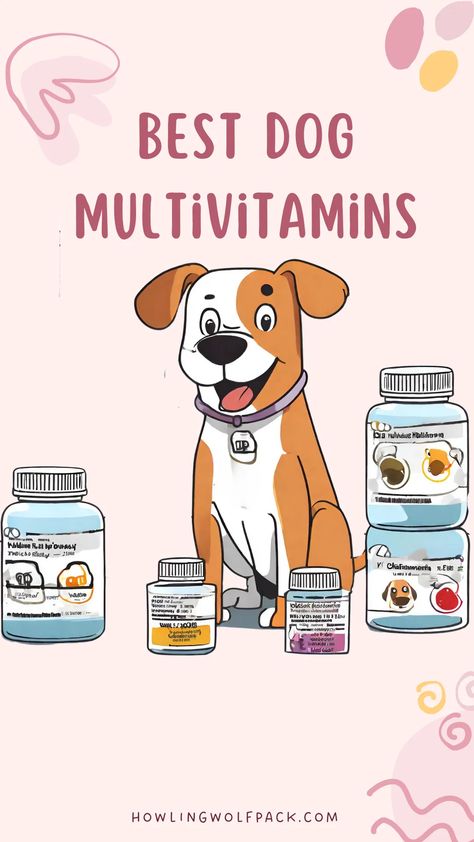 Discover the best multivitamin for dogs that every dog owner should know about! Click to read my blog post and give your dog the nutrients they need to thrive. Don't wait - prioritize your dog's health today! Multivitamins are an important part of a dog's diet, especially for those who may not be getting all the necessary nutrients from their food. Here are five of the best multivitamins for dogs that can help support your dog's overall health and well-being. Dog Vitamins, Best Multivitamin, Dog Foods, Health And Vitality, Dog Diet, Optimal Health, Dog Owner, Dog Health, Overall Health