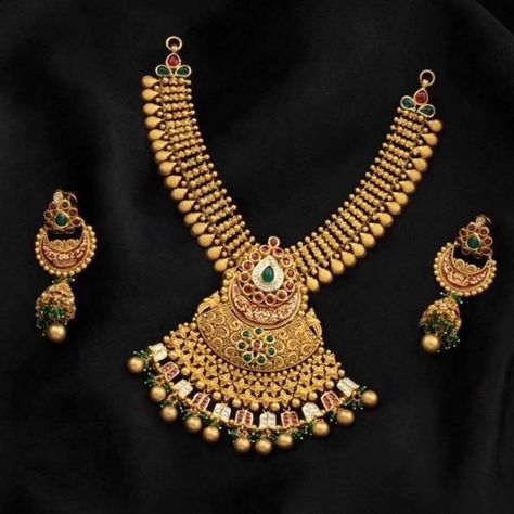 GOLD NECKLACE JADTAR SET Best In Finishing | Quality | Trust | Price “Wearing Beautiful Jewellery Makes Every Moment Great.” Bhavani Jewellers has created an exclusive Gold jewellery range with unique Gold Jadtar Necklace Set designs with price enlisted Gold Jadtar Necklace Set Under Rs.6.49.000/- For more details What's app direct connect Click now WhatsApp - 8711801180 Call☎️ - 9601302904 Call☎️ - 8128943557 📌DM us for any query 📮bhavanijewellerscs@gmai.com 📍BHAVANI JEWELLERS📍 ... Jadtar Set, Jadtar Necklace Set, India Necklace, Buy Jewellery Online, Set Designs, Couple Jewelry, Anniversary Jewelry, Gold Necklace Designs, What's App