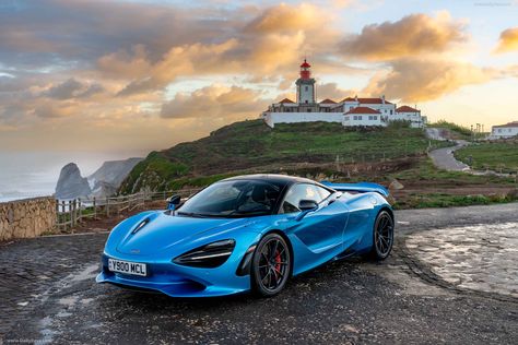 2024 McLaren 750S Ludus Blue | DailyRevs.com Mclaren 750s, Blue Mclaren, 2023 Cars, Cars Mclaren, Lighthouse Sunset, Ferrari 250 Gto, Mclaren Cars, Indycar Series, Porsche 917