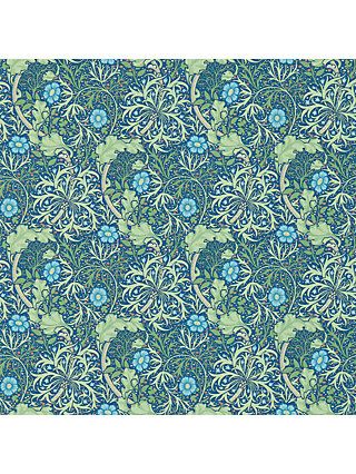 Morris & Co. Seaweed Wallpaper at John Lewis & Partners Seaweed Wallpaper, Craftsman Wallpaper, Morris And Co, Paper Coaster, Wallpaper Border, Wallpaper Calculator, Arts And Crafts Movement, Wallpaper Roll, William Morris