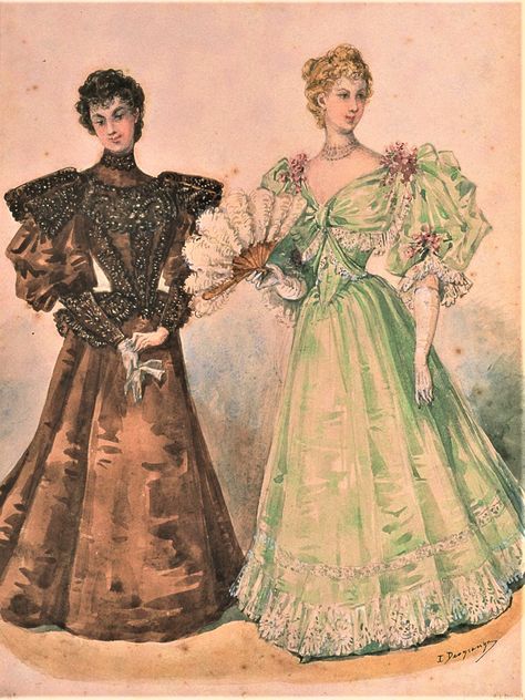 1890s Dress, 60s Vintage Fashion, Belle Epoque Fashion, 1899 Fashion, Victorian Era Fashion, 1890s Fashion, Fashion Decades, Decades Of Fashion, 1800s Fashion