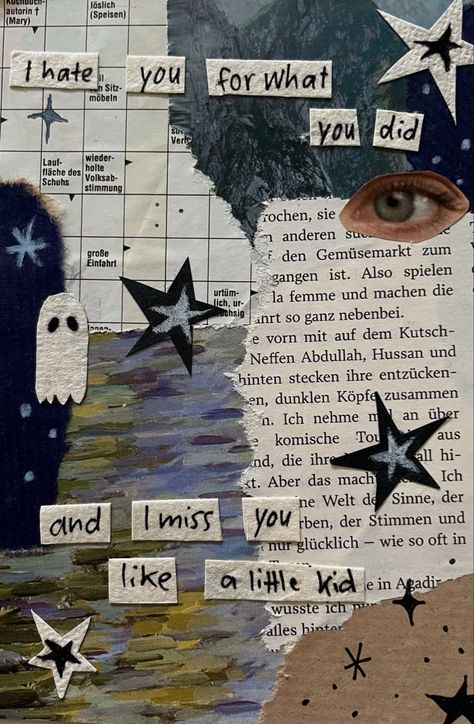 Phoebe Bridgers Collage, Phoebe Core, Journal Designs, Scrap Journal, Blue Ghost, Visual Journaling, Motion Wallpapers, Letter Ideas, Easy Doodle