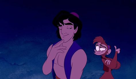 Aladdin, outsmarting Genie Aladdin And Abu, Abu Aladdin, Aladdin 1992, Official Disney Princesses, Jasmine Aladdin, Disney Princesses And Princes, Disney Characters Videos, Ali Baba, Aladdin And Jasmine