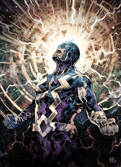 Black Bolt Marvel, Marvel Tattoos, Black Bolt, Arte Dc Comics, Marvel Comics Wallpaper, Marvel Comic Universe, Marvel Comics Art, Man Thing Marvel, Superhero Art