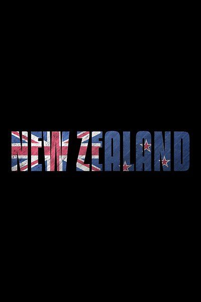 A bold text design with an awesome font that features a beautiful overlay of the flag of New Zealand. Taking cool logos to the next level. New Zealand Logo, Nz All Blacks, Chinese Flag, Highlight Ig, New Zealand Flag, T Shirt Logo Design, Shirt Logo Design, Bold Text, All Blacks