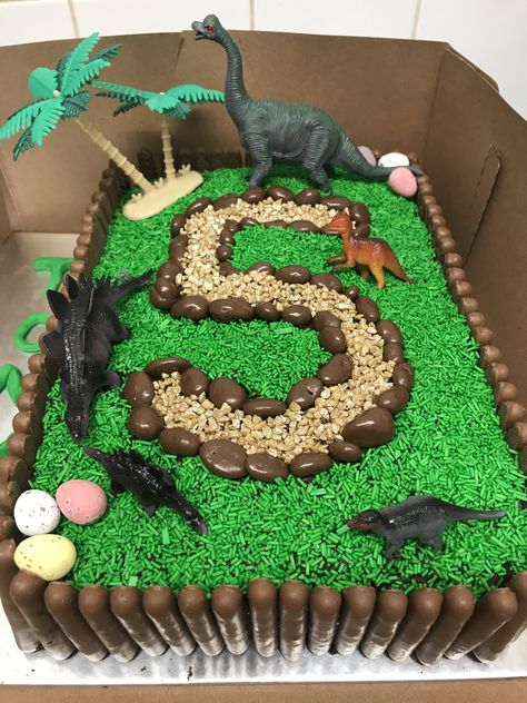 Dinosaur Birthday Cake 5, Dinosaur Tray Bake Cake, Home Made Dinosaur Cake, Roar Im 4 Birthday Cake, Number 5 Dinosaur Cake, Square Dinosaur Cake, Dinosaur Ice Cream Cake, Dinosaur Train Cake, Triceratops Birthday Cake