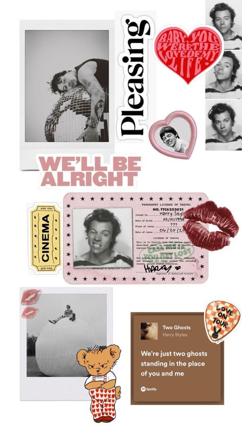 Iphone Case Stickers, Collage Phone Case, Art Journal Therapy, Scrapbook Stickers Printable, Harry Styles Wallpaper, Bullet Journal Stickers, Cute Wallpaper Backgrounds, Love On Tour, Aesthetic Stickers