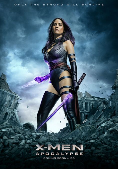 Xmen Apocalypse, Photoshop Fails, X Men Apocalypse, Betsy Braddock, Bryan Singer, X-men Apocalypse, Marvel Movie Posters, Becoming An Actress, Poster Shop