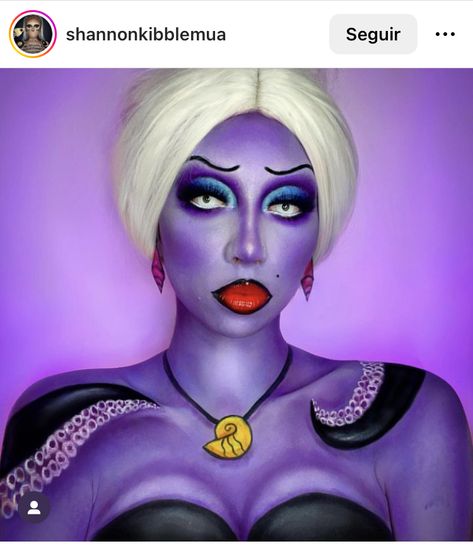 Ursala Makeup, Ursula Makeup, Maquillaje De Ojos, The Little Mermaid, Makeup Looks, Mermaid, Halloween, Makeup, Instagram