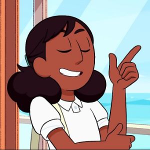 Steven Universe Connie Icon, Steven Universe Screencap, Steven Universe Reaction, Steven Universe Connie, Connie Steven Universe, Cristal Gems, Connie Stevens, Rebecca Sugar, Steven Uni