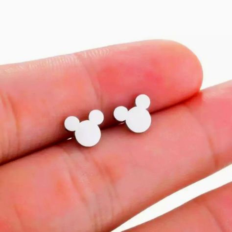 Ballet Earrings, Mickey Mouse Silhouette, Silhouette Earring, Mickey Earrings, Bee Earrings, Star Earrings Stud, Small Earrings Studs, Butterfly Jewelry, Stud Earrings For Women