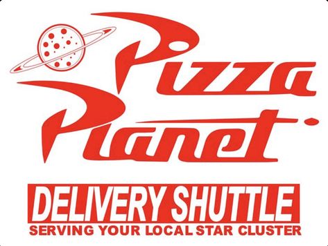 Pizza Planet Printable, Toy Story Printables, Dibujos Toy Story, Toy Story Movie, Planet Signs, Pizza Planet, Toy Story Birthday Party, Free Toys, Disney Sticker