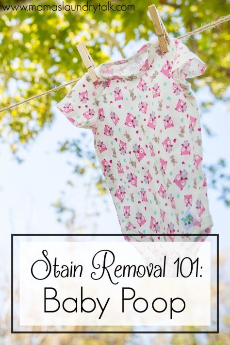 Stain Removal 101: How to Get Rid of Baby Poop Baby Stain Remover, Baby Poop, Baby Stains, Baby Pop, Stain Removal, Mom Hacks, Mommy Life, Everything Baby, Infant Activities