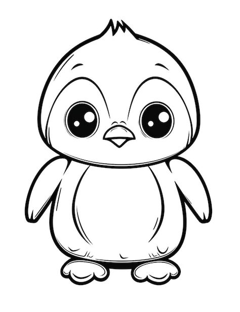 Un pingüino de dibujos animados con gran... | Premium Photo #Freepik #photo #dibujos-animados #pinguino-bebe #animado #pinguino-dibujo Idea Tattoo, Christmas Idea, Anime Character Drawing, Premium Photo, Character Drawing, Penguins, Pencil, Clip Art, Drawings