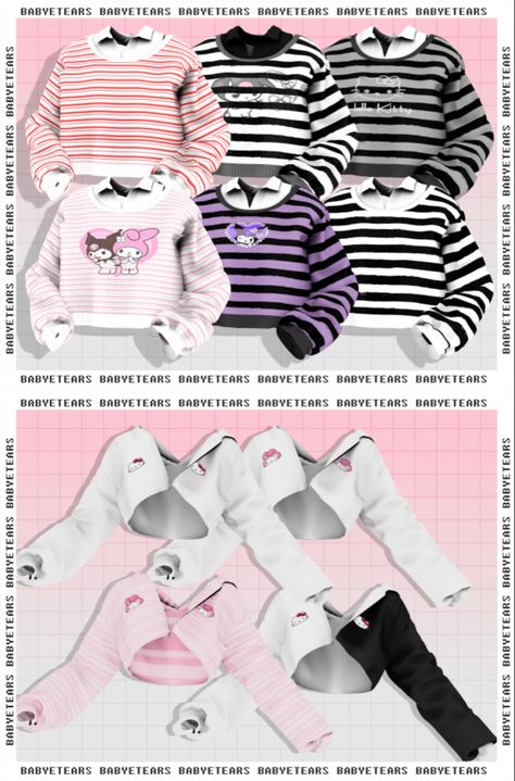 Sims 4 Hair Extensions, Sims Cc Hello Kitty Clothes, Sims4 Kawaii Clothing, Ts4 Kuromi Cc, Sims 4 Cc Clothes Kuromi, Sims 4 Cc Animal Clothes, Kawaii Sims 4 Cc Clothing Male, Sims 4 Cas Gshade Preset, Sims 4 Cc Cutecore Clothes