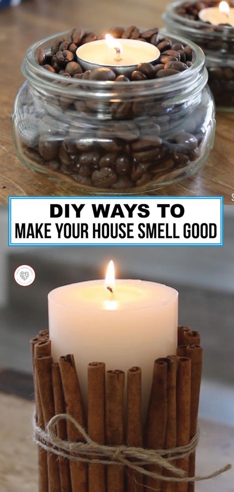 Make Your House Smell Good, Air Freshener Recipes, Cinnamon Stick Candle, Diy Cinnamon, Smart School House, Simmering Potpourri, Potpourri Recipes, Candles Fragrance, Smart School