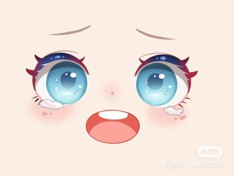 Chibi Eyes Drawing, Chibi Eyes Tutorial, Anime Chibi Eyes, Cute Chibi Eyes, Chibi Eyes Reference, Chibi Hands, Chibi Face, Chibi Eyes, Chibi Body