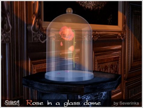 Sims by Severinka: Rose in a glass dome • Sims 4 Downloads Rose In A Glass Dome, Disney Princess Challenge, Rose In A Glass, Sims 3 Cc Finds, Disney Challenge, Cc Furniture, Sims 4 Cc Makeup, Sims Games, Sims House Plans