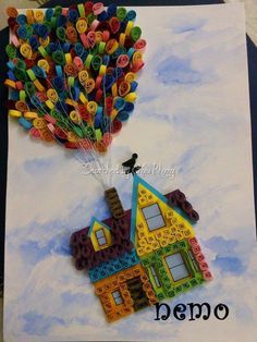 #origamichallengeEasy Paper Art & Craft For School 30k+ Paper Craft Pictures | Download Free Images #papercraftideas #papercraft #papercrafting #papercrafts Quilling Up House, Disney Quilling, Quilling Pictures, Chinese Paper Folding, Easy Paper Folding, Craft For School, Craft Pictures, Paper Folding Art, Arte Quilling