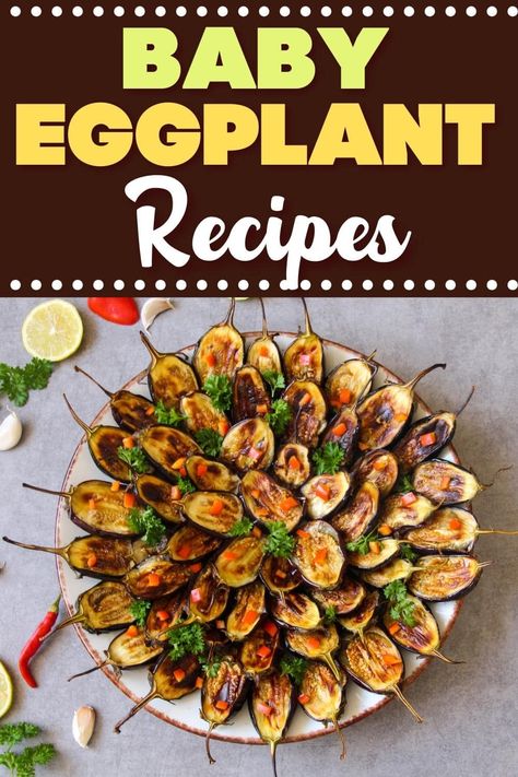 Little Finger Eggplant Recipes, Patio Eggplant Recipes, Tiny Eggplant Recipes, Small Eggplant Recipes Easy, Mini Eggplant Recipes Easy, Baby Eggplant Recipes Simple, Fairy Eggplant Recipes, Fingerling Eggplant Recipes, Fairytale Eggplant Recipes