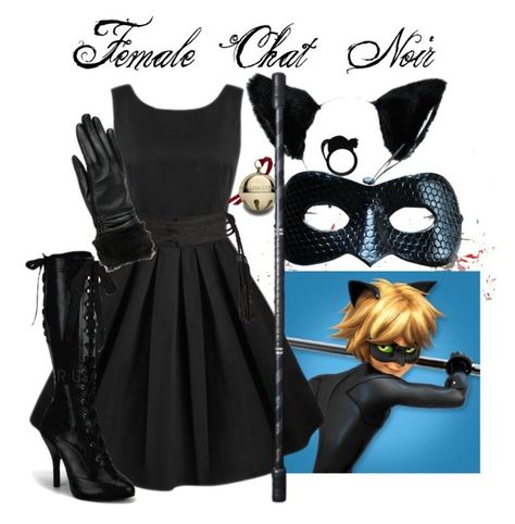 "Female Chat Noir" by jessieyb on Polyvore featuring Wallace and Wilsons Leather Female Cat Noir Cosplay, Cat Noir Outfit, Cat Noir Costume, Miraculous Ladybug Toys, Ladybug Outfits, Ladybug Costume, Geeky Clothes, Disney Inspired Fashion, Image Chat