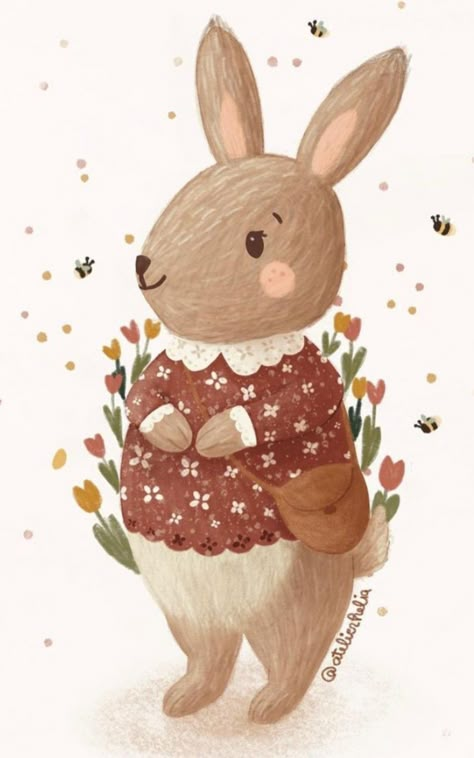 Hand Art Kids, Nursery Illustration, Baby Illustration, Bunny Art, 자수 디자인, Hand Art, Illustration Character Design, Mural Art, Cute Illustration