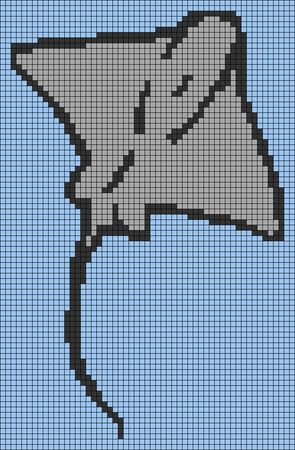 Stingray Perler Bead Pattern, Stingray Cross Stitch, Seahorse Pixel Art, Whale Shark Perler Bead, Stingray Pixel Art, Shark Cross Stitch Pattern Free, Whale Shark Pixel Art, Turtle Alpha Pattern, Ocean Alpha Pattern