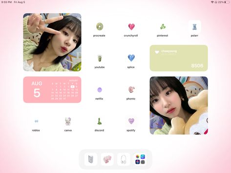 Stayc Ipad Wallpaper, Ipad Widgets Aesthetic Kpop, Ipad Twice Wallpaper, Ipad Layout Ios 16, Ios Theme Ipad, Ipad Wallpaper And Widgets Ideas, K Pop Wallpaper Aesthetic Ipad, Aesthetic Wallpaper Ipad Ideas, Cute Ipad Widget Ideas