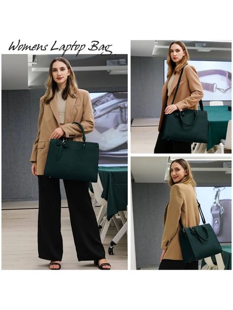 Laptop Bag For Women 15.6 Inch Leather Tote Bag Professional Business Office Work Bag Waterproof Briefcase Computer Tote Bag Large Capacity Lightweight Handbag Shoulder Bag | SHEIN USA Computer Tote Bag, Tote Bag Business, Leather Laptop Tote, Business Briefcase, Laptop Tote Bag, Laptop Bag For Women, Laptop Tote, Professional Bag, Leather Laptop Bag