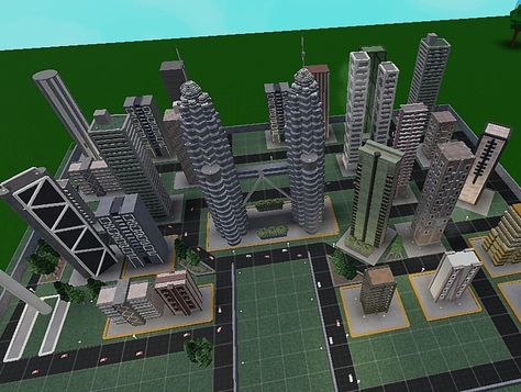 Bloxburg Skyscraper, Bloxburg City Layout Big Plot, Bloxburg City Buildings, Bloxburg Park, Custom Bloxburg, Bloxburg City Layout, Bloxburg Nyc, Bloxburg City, Bloxburg Town