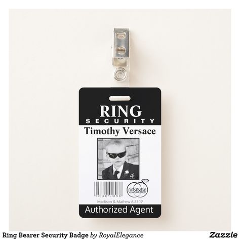 Ring Bearer Security, Pretty Wedding Rings, Security Badge, Ring Security, Ring Bearer Gifts, Kids Rings, Rings For Girls, Pretty Wedding, Emerald Engagement Ring