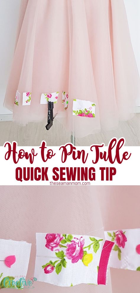 Sewing Creations, Sewing School, Sewing Tutorials Free, Easy Sewing Patterns, Sewing Projects For Beginners, Sewing Skills, Easy Sewing Projects, Diy Sewing Projects, Tulle Fabric