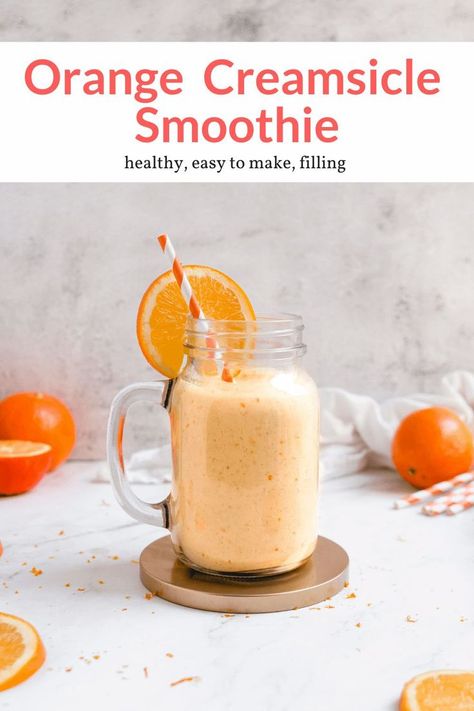 Healthy Orange Creamsicle Smoothie, Creamsicle Smoothie Healthy, Fruit Milkshake Recipe, Healthy Milkshakes, Healthy Milkshake Recipes, Creamsicle Milkshake, Creamsicle Drink, Orange Creamsicle Smoothie, Smoothie Milkshake