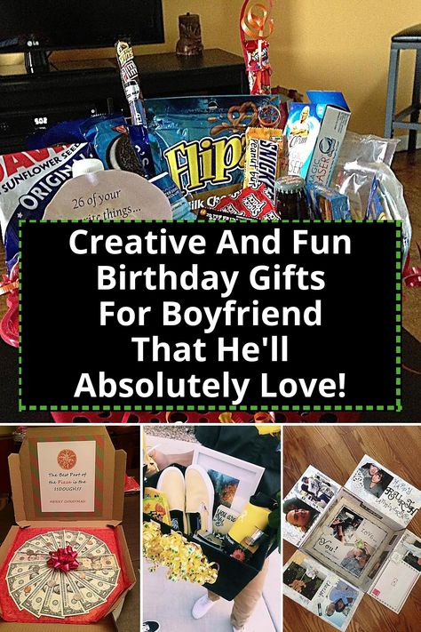 Discover the ultimate guide to fun birthday gifts for boyfriend that will make his special day unforgettable! From quirky gadgets to personalized surprises, our curated list features creative ideas that cater to his unique interests. Whether he's a tech enthusiast or a sports fan, you'll find the perfect present that shows how much you care. Explore these thoughtful and entertaining gift options to make his birthday celebration truly memorable! Boyfriend Gifts Birthday Ideas Teenage, Week Of Birthday Gifts For Him, Diy Birthday Ideas For Boyfriend, Surprise Birthday Ideas For Boyfriend, Birthday Surprise For Boyfriend, Birthday Set Up Ideas For Him, Birthday Ideas For Husband, Boyfriend Birthday Ideas, 21st Birthday Gifts For Boyfriend