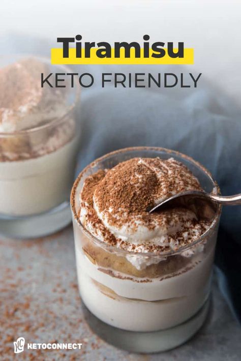 Keto Tiramisu, Italian Dessert, Tiramisu Recipe, Keto Cookies, Sugar Free Desserts, Low Carb Recipes Dessert, Strong Coffee, Keto Desserts, Keto Dessert Recipes