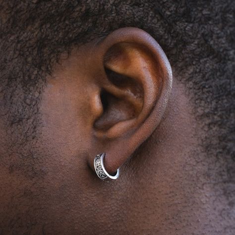 Mens Earrings Silver, Silver Earrings For Men, Men With Earrings, Men’s Earrings, Guys Earrings, Earrings Mens, Hoop Earrings For Men, Mens Earrings, Earrings Men