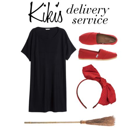 Kiki's Delivery Service Cheap, easy cosplay Kiki's Delivery Service Costume Diy, Kiki's Delivery Service Cosplay, Kiki Cosplay, Anime Witches, Easy Cosplay Ideas, Cosplay Ideas Diy, Cheap Cosplay, Movie Halloween Costumes, Comic Con Costumes