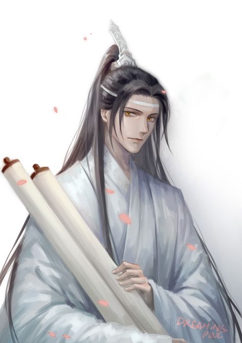 I Fancy You, Lan Wangji, Cartoon Boy, The Grandmaster, Cute Anime Couples, Asian Art, Anime Images, Anime Drawings, Anime Art