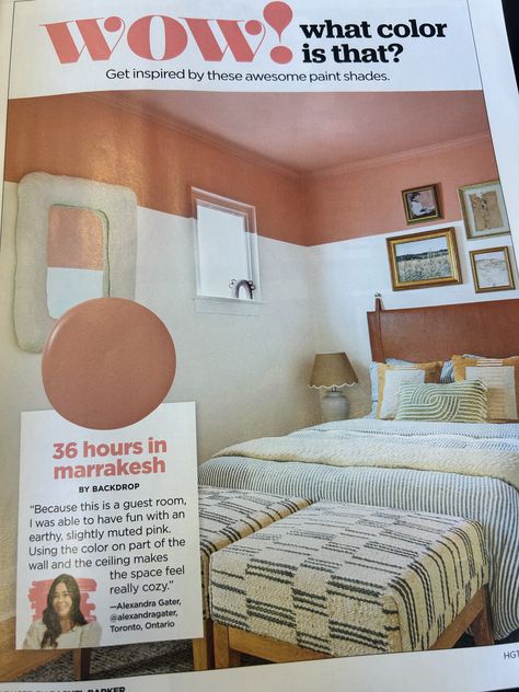 36 Hours In Marrakesh, Colorado Bedroom, Hgtv Magazine, Paint Shades, Guest Room, Ceiling, Paint, Bedroom, Wall