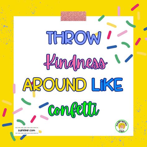 🎉 Let's sprinkle some kindness like confetti, shall we? 🎊 In a world where you can be anything, why not choose to be kind? 💖 Whether it's a smile, a compliment, or a helping hand, every act of kindness has the power to brighten someone's day. So let's spread kindness far and wide, just like confetti flying through the air! ✨ Tag a friend who spreads kindness like confetti and let's keep this positivity party going! 🎈 #KindnessIsKey #SpreadKindness #BeKind #ThrowKindnessLikeConfetti #Positivit... Kindness Like Confetti, Air Tag, Act Of Kindness, You Can Be Anything, To Be Kind, Spread Kindness, Helping Hand, Helping Hands, Kindergarten Teachers