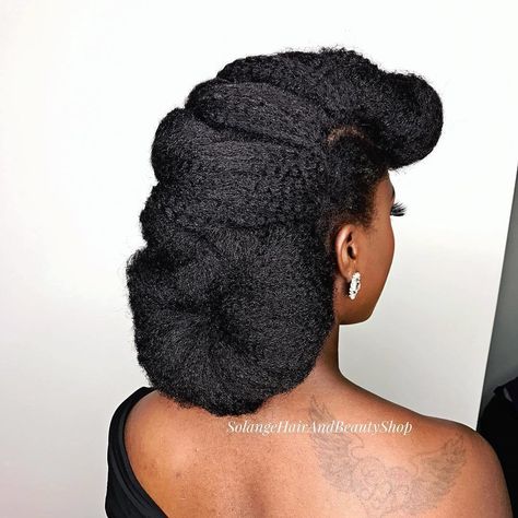 #4cHCStyleFiles: Amazing updo Hair Updos For Black Women, Updo For Black Women, Curled Updo Hairstyles, Blowout Styles, Bridal Updo Hairstyles, Natural Hair Wedding, Natural Updo, Cabello Afro Natural, Faux Hair