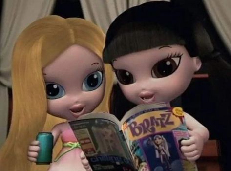 Las Bratz, Bratz Movie, Friends Cartoon, Brat Doll, Best Friends Cartoon, Bratz Girls, Bratz Inspired Outfits, We Are Best Friends, Friend Cartoon