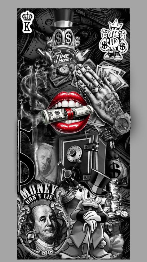 Dollars Money Wallpaper, Half Sleeve Tattoo Stencils, Black Skulls Wallpaper, Sharingan Wallpapers, Money Background, Lettering Styles Alphabet, Trippy Iphone Wallpaper, Yin Yang Art, Money Tattoo