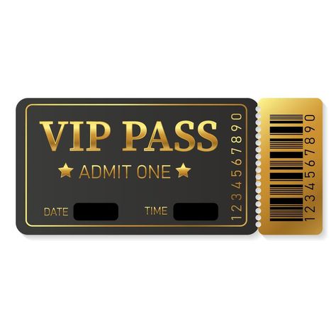 Cinema Movie, Vip Card, Dance Festival, Ticket Design, Vip Pass, Vip Tickets, Admission Ticket, Ticket Template, Wedding People