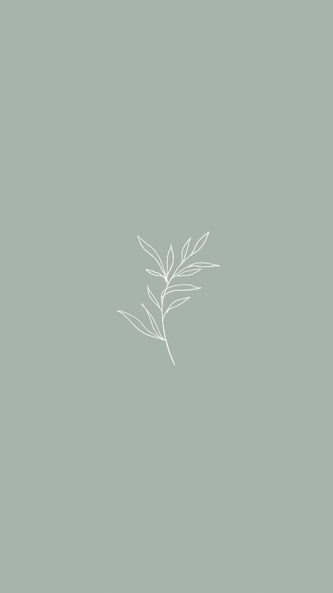 Sage Leaves Aesthetic, Aesthetic Leaf Wallpaper, Sage Leaf Tattoo, Sage Tattoo Flower, Leaf Wallpaper Aesthetic, Green Leaf Aesthetic, Leaf Iphone Wallpaper, Simple Aesthetic Background, Sage Tattoo